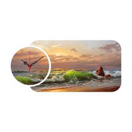 Wallity YMS-06 Juego de 2 Relojes Decorativos MDF Multicolor